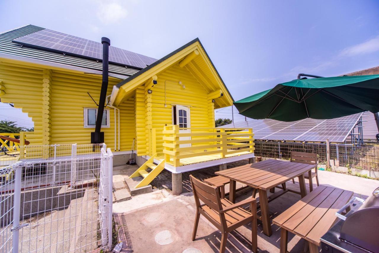 Villa Awaji Large Log House In Goshiki 2 Sumoto Exterior foto